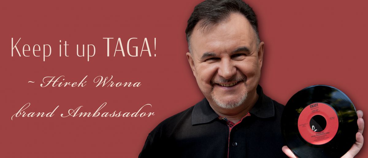 Hirek Wrona - DJ i dziennikarz muzyczny, ambasador marki TAGA Harmony